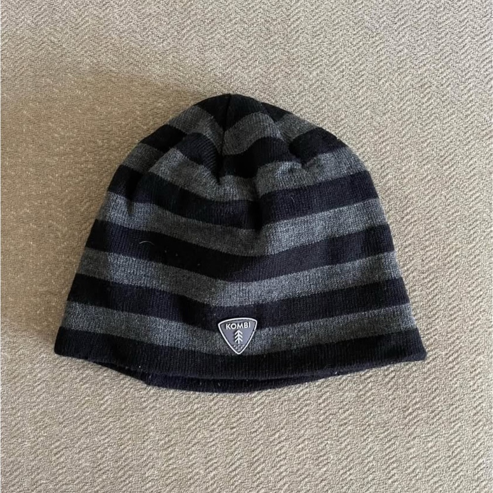 KOMBI BOYS STRIPED BEANIE HAT